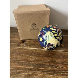 Print Fresh Unicorn Garden Collectible Ornament